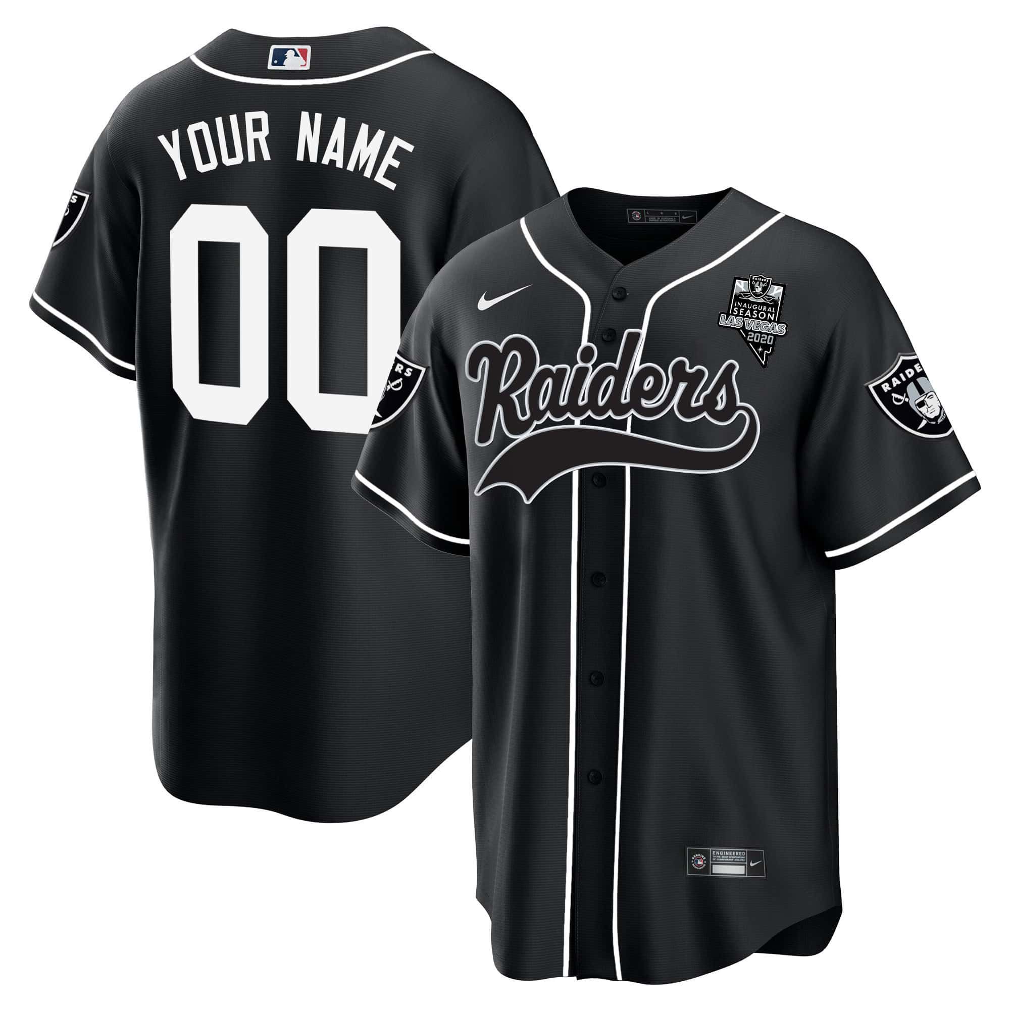 Men Oakland Raiders Black 2024 Nike Vapor Baseball Custom NFL Jersey